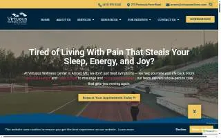 Virtuous Wellness Center website