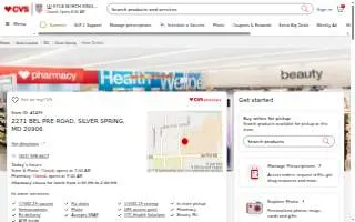 CVS of Aspen Hill website