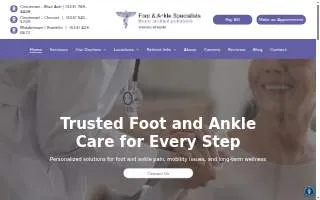 Foot & Ankle Specialists of the Mid-Atlantic - Silver Spring, MD (White Oak) website