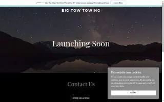 Big Tow Towing & Recovery of Ballenger Creek website