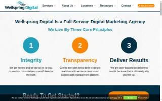 Wellspring Digital of Ballenger Creek website
