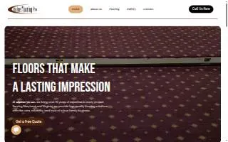 Alpine Flooring of Baltimore website