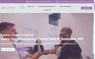 Baltimore Emergency Dental website