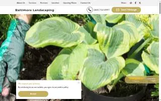 Baltimore Landscaping website