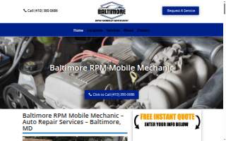 Baltimore RPM Mobile Mechanic