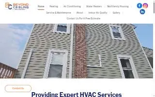 Beyond Cooling LLC website