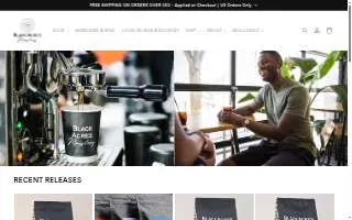 Black Acres Roastery - Lexington Market website