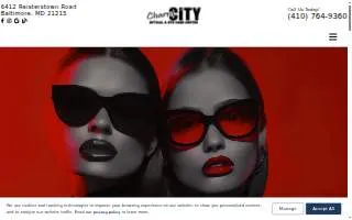 Charm City Optical website