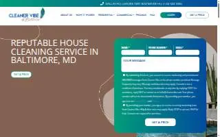 Cleaner Vibe of Baltimore website