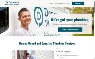 Donovan WaterWorks website