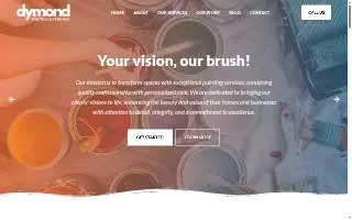 Dymond Painting & Finishing website
