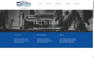 Eastwood Body Shop website