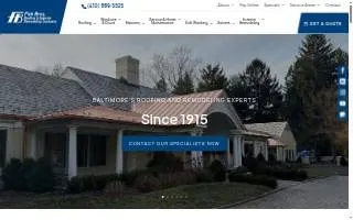 Fick Bros. Roofing & Exterior Remodeling Company of Baltimore website