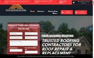 Four Seasons Roofing of Baltimore website