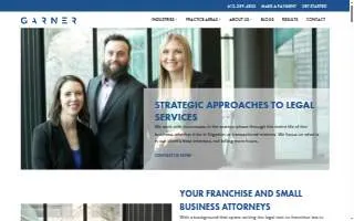 Garner Legal, LLC website