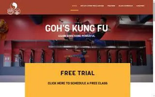 Goh's Kung Fu of Baltimore website