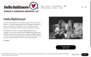 Hello Baltimore Speech and Language Services, LLC