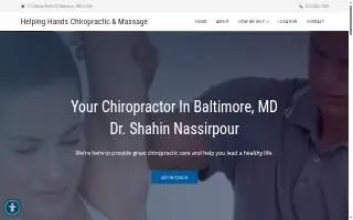 Helping Hands Chiro Massage website