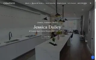Jessica Dailey, Realtor - Metro Baltimore & Bolton Hill Real Estate | Compass website