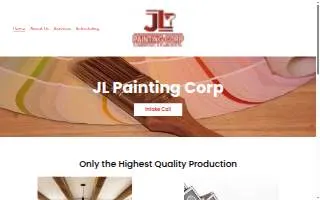 JL Painting Corp website