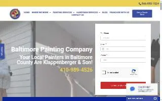 Klappenberger & Son of Baltimore website
