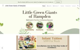 Little Green Giants of Hampden, Eco Conscious Child Care