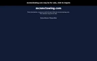 Mc-N-Mc Recovery LLC website