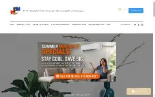 Paramount Heating & Air Conditioning LLC website