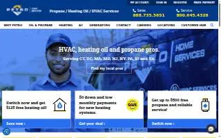 Petro Home Services of Baltimore website
