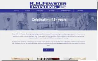 R H Fewster Painting Co Inc website