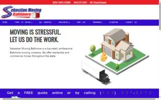 Sebastian Moving Baltimore website