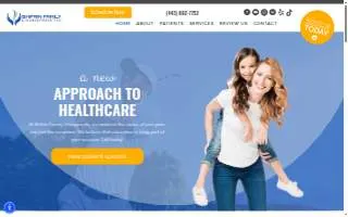 Shifrin Family Chiropractic of Baltimore website