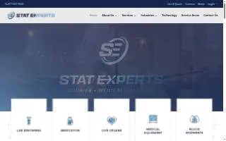 Stat Experts of Baltimore website