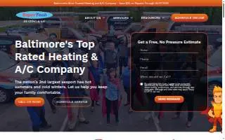 SuperTech Services of Baltimore website