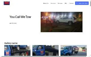 USA Towing LLC of Baltimore website