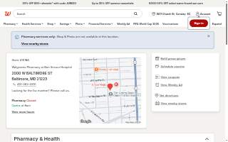 Walgreens Pharmacy at Bon Secour Hospital