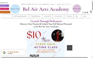 Bel Air Arts Academy website