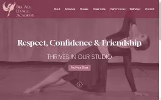 Bel Air Dance Academy website