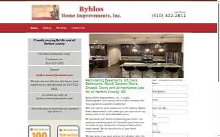 Byblos Home Improvement Inc. website
