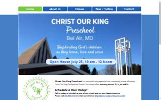 Christ Our King Preschool in Bel Air, MD