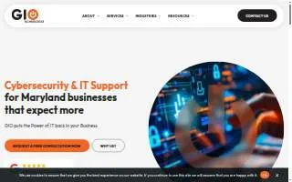 GIO Technologies website