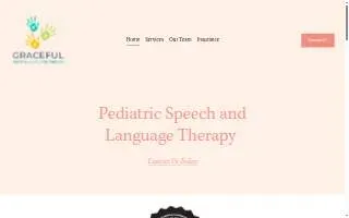 Graceful Speech-Language Therapy website