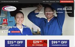 Harford County Transmissions & Automotive of Bel Air website