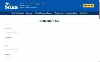 Harford Lower Extremity Specialists website