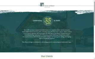 Main St. Design website