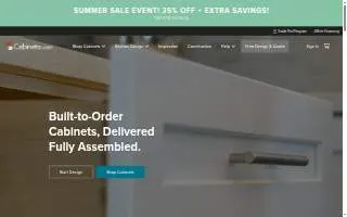 Cabinets & Stone Direct of Beltsville website
