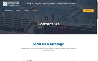 Consolidated Waterproofing website