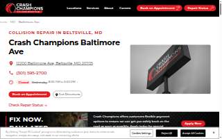 Crash Champions Collision Repair Baltimore Ave of Beltsville