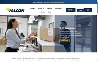 Falcon Express Transportation, Inc. website