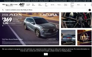 Chevy Chase Acura website